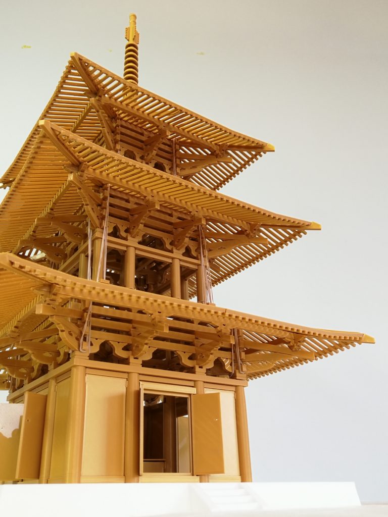 法起寺三重塔（3D打印） – 3D古建模型